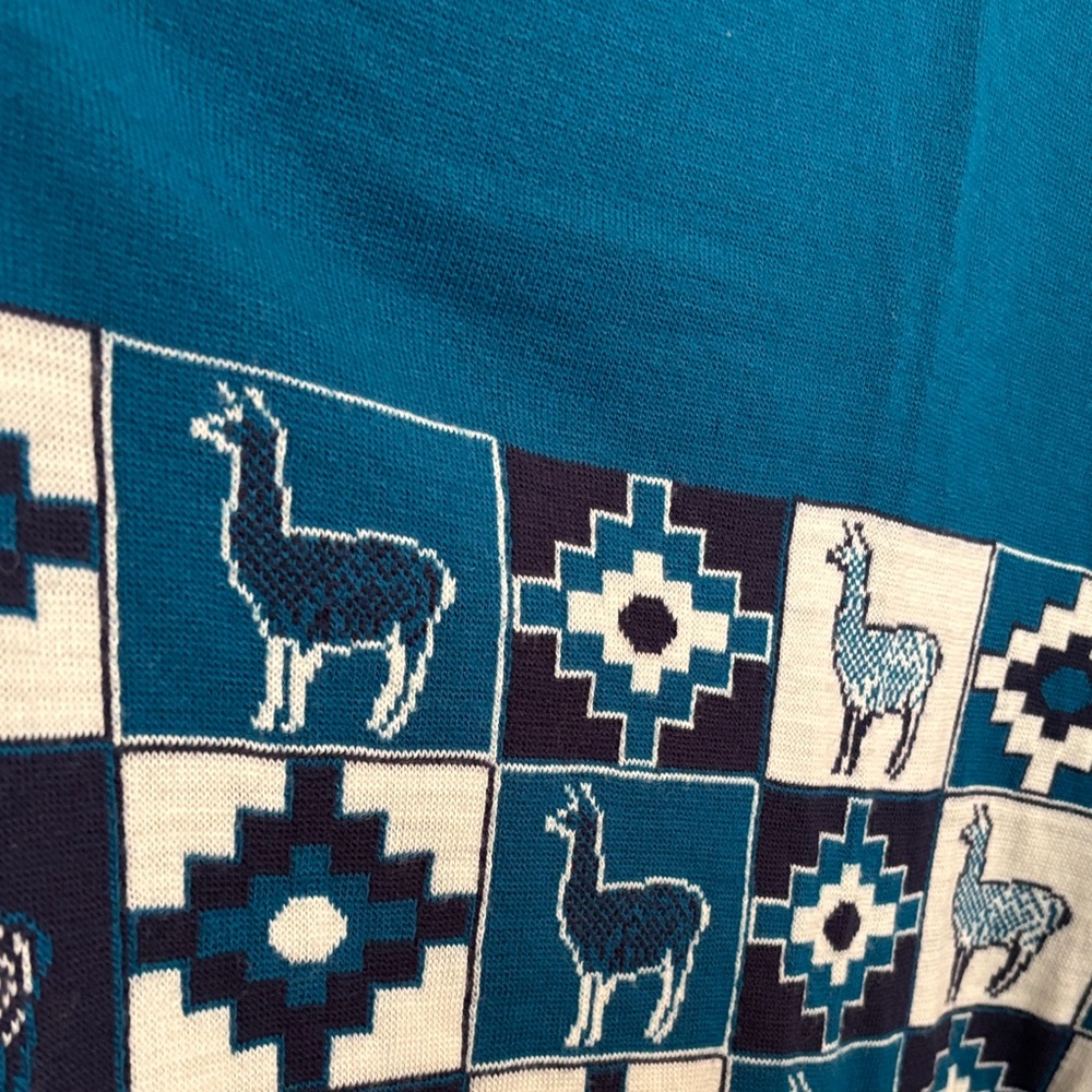 Teal and White Patterned overlay - Picture 9 of 9
